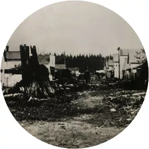 Great Vancouver Fire photograph