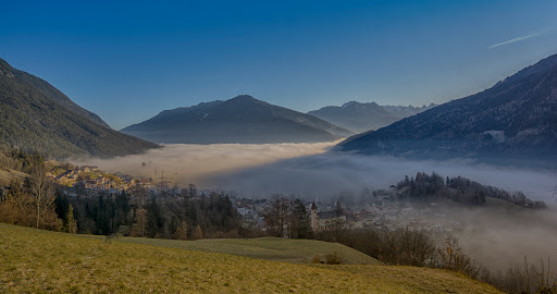 Grins Dorf - Bus stop in Austria