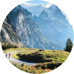 Grosse Scheidegg - Mountain pass in Switzerland