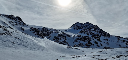Guide stone to Oetzi - Historical landmark in Austria