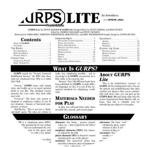 GURPS Lite