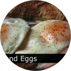 Ham and eggs photograph