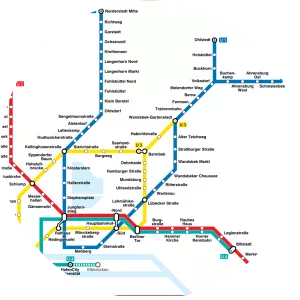 Hamburg U-Bahn photograph
