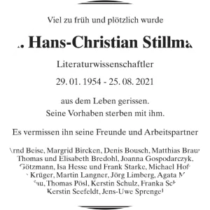 Hans-Christian Stillmark