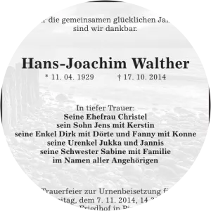Hansjoachim Walther