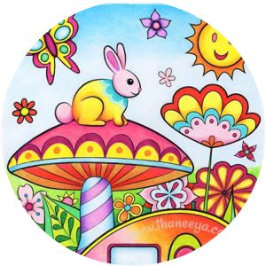 Happy Campers Coloring Book