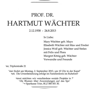 Hartmut Wächter