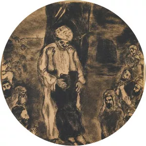 Havingbecome the favorite the Pharaoh, Joseph gets his brothers come to Egypt requests food supplies for their country suffered from famine. He makes himself known to them and pardon them ( Genesis XLV, 1-8)