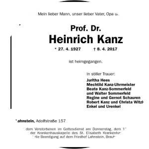 Heinrich Kanz