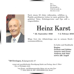 Heinz Karst - German author