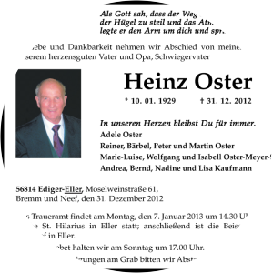 Heinz Oster photograph