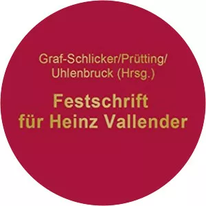 Heinz Vallender - Author