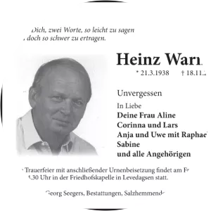 Heinz Warnecke - Historian