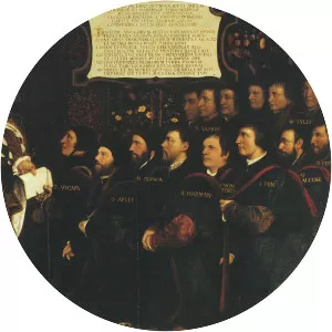 Henry VIII handing over a charter to . . .