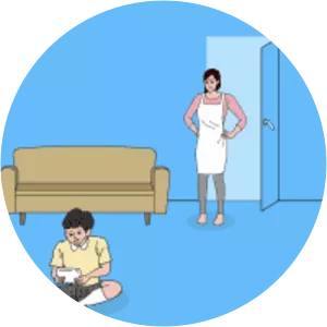 Hidden my game by mom - Video game