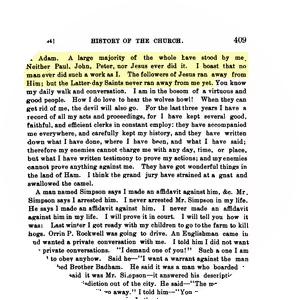 History of the Church  - Book