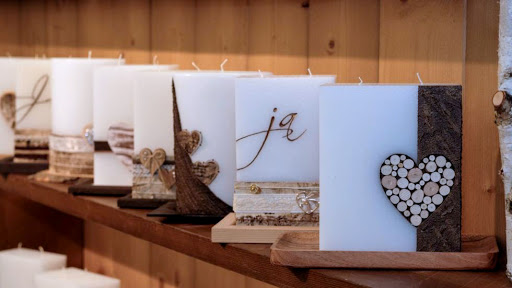 Hochzeitskerzen mit Liebe | kerzenliebe.at - Candle store in Jenbach, Austria