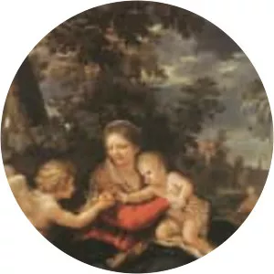 Holy Family Resting on the Flight to Egypt