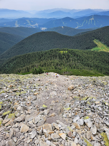 Hora Malyy Horhan - Pedestrian zone in Ukraine