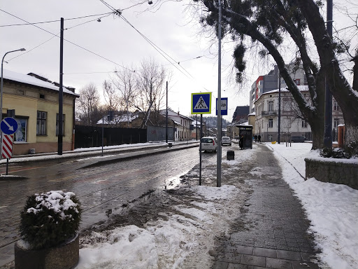 Horodnytska St - Tram stop in Lviv, Ukraine