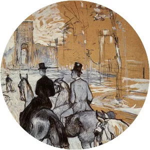 Horsemen Riding in the Bois de . . .