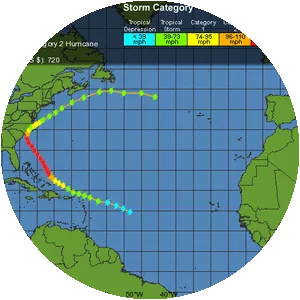 Hurricane Bonnie - 1998 hurricane