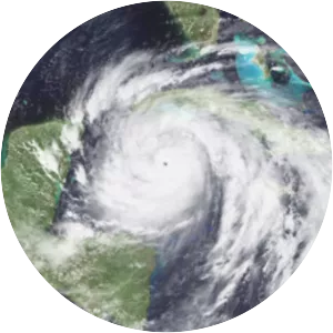 Hurricane Gilbert photograph
