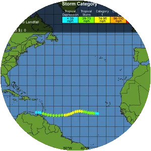 Hurricane Joyce - 2000 hurricane