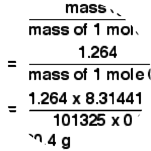 Ideal gas law photograph