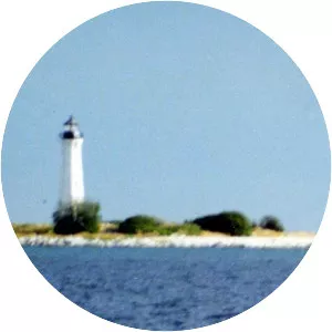 Ile Aux Galets Light - Island in Lake Michigan