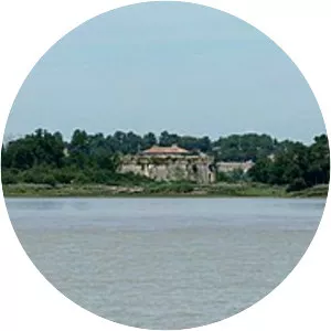 île Paté - Island in Blaye, France