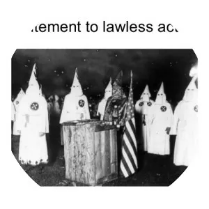 Imminent lawless action