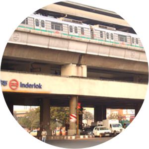 Inderlok metro station - 
