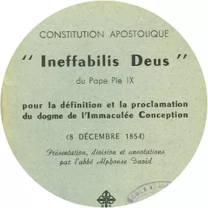 Ineffabilis Deus - Book by Pope Pius IX