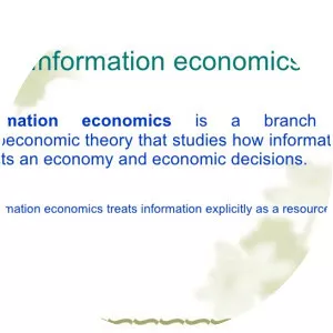 Information economics