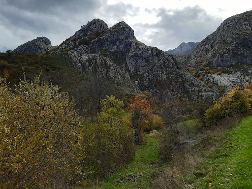 Inicio ruta Hayedo de Canseco - Hiking area in Spain