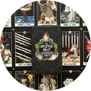 INTUITIVE NIGHT GODDESS TAROT: Deck and Guidebook Linzi Silverman - Book by Linzi Silverman