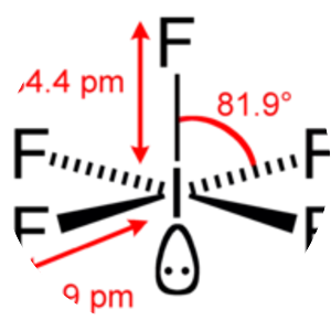 Iodine pentafluoride photograph