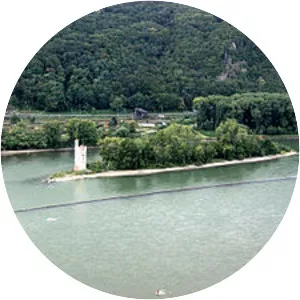 Isla de Mäuseturm - Island in Bingen am Rhein, Germany
