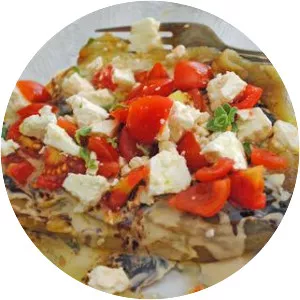 Israeli eggplant salad