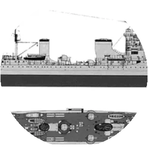 Italian cruiser Bartolomeo Colleoni - Giussano-class cruiser
