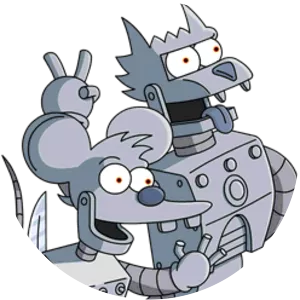 Itchy & Scratchy robots - 