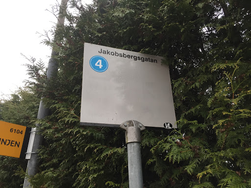 Jakobsbergsgatan - Bus stop in Vasteras, Sweden