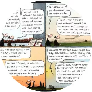 Jan Berglin - Swedish cartoonist