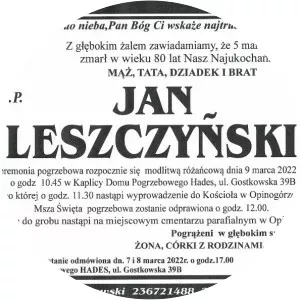 Jan Leszczyński