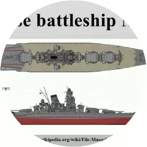 Japanese battleship Musashi - Yamato-class battleship