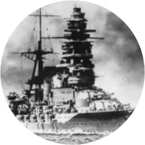 Japanese battleship Mutsu photograph