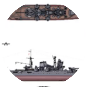 Japanese cruiser Suzuya - Mogami-class cruiser