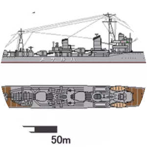 Japanese destroyer Harusame