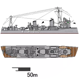 Japanese destroyer Umikaze